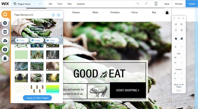 Editing the Design of Wix Templates | Wix Review
